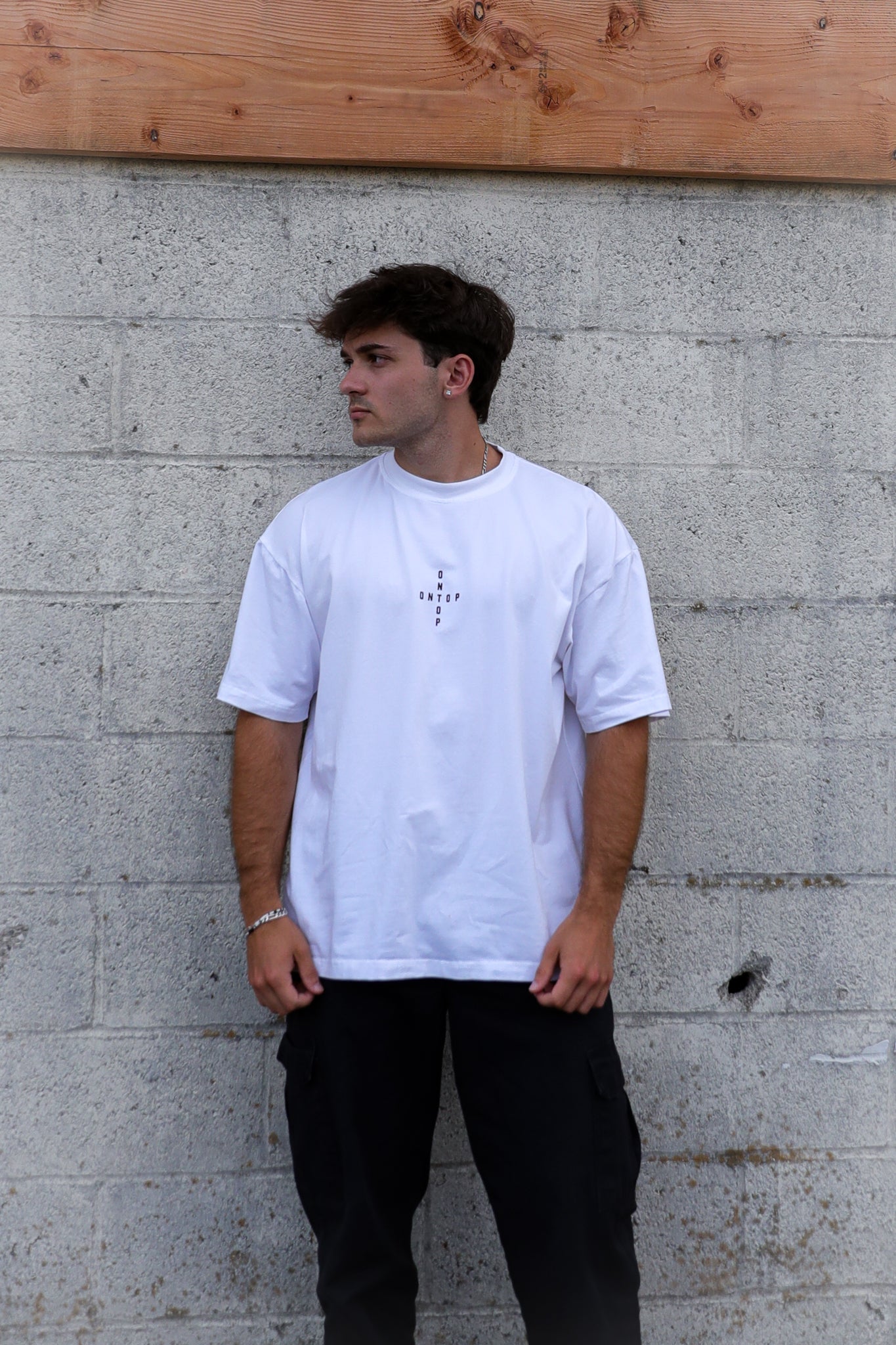 101 - Oversized Cross Logo Tee