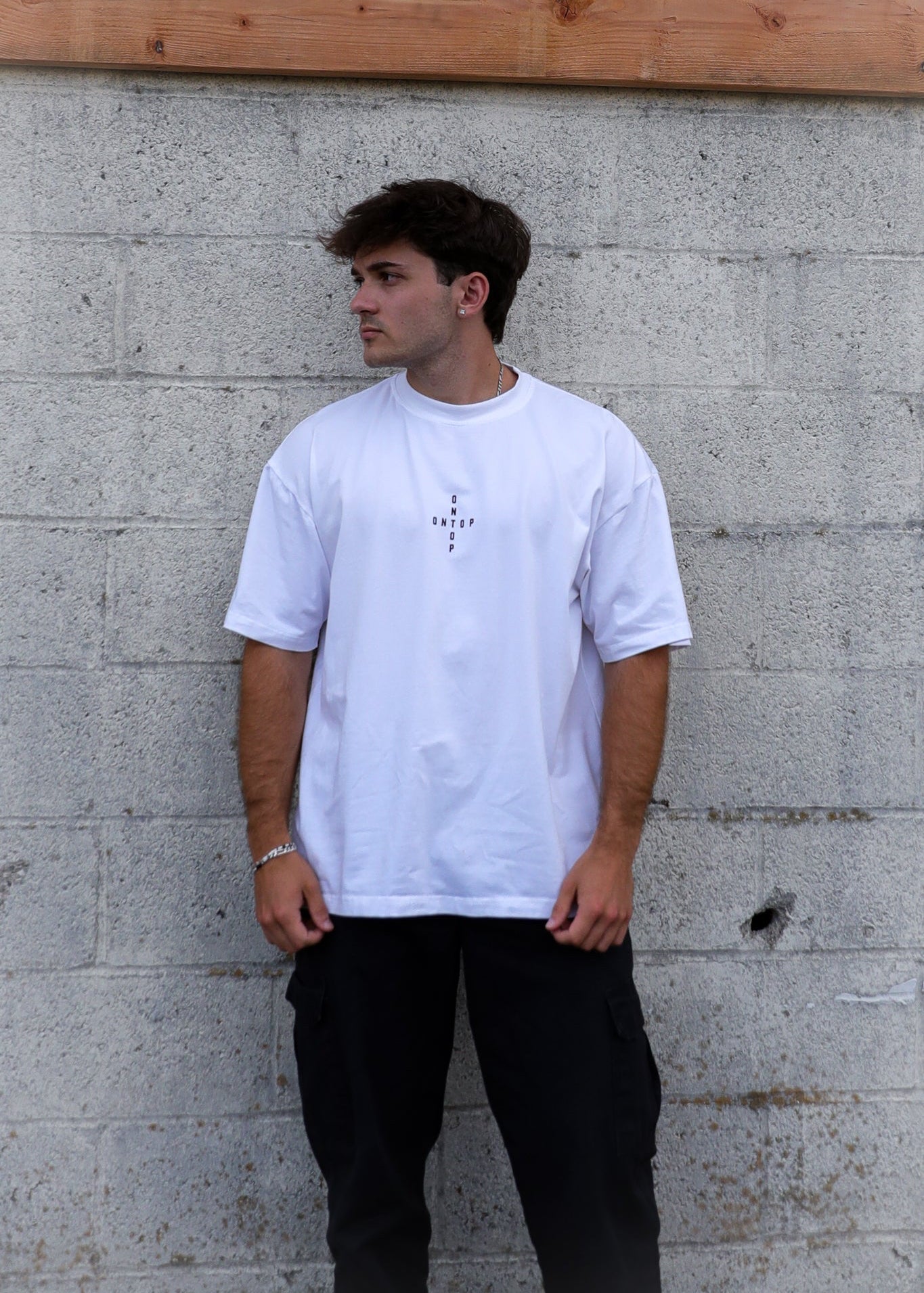 101 - Oversized Cross Logo Tee