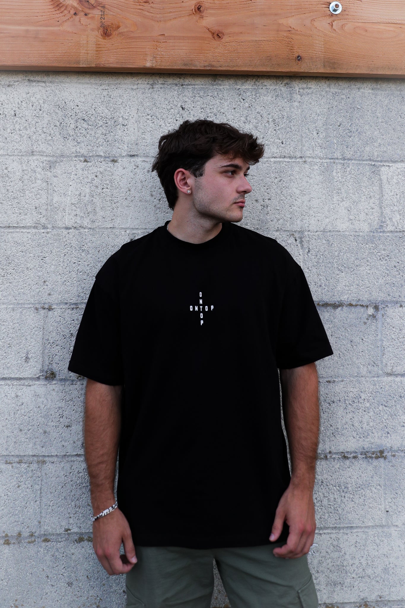 101 - Oversized Cross Logo Tee