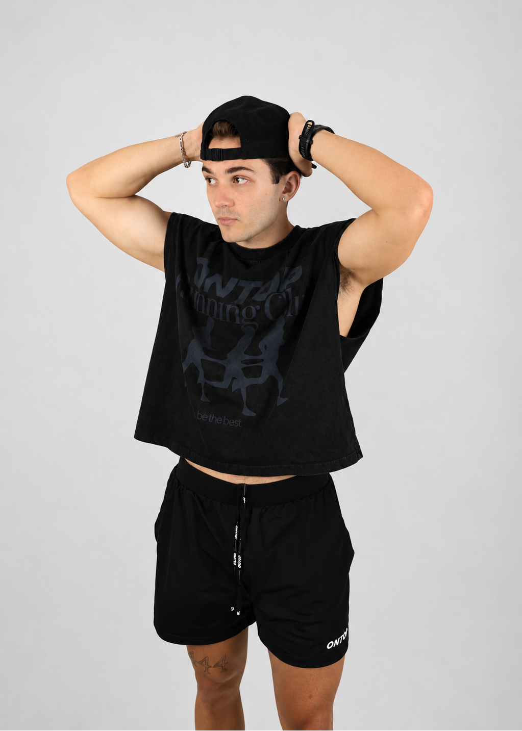 201 - Running Club Cropped Tank
